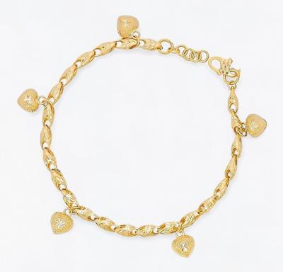 Merchant9 Rantai Tangan Siput Gantung Love Dimensi L:0.35CM