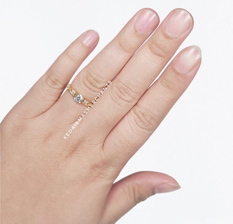 Merchant9 Cincin Emas Permata Cera CR9229