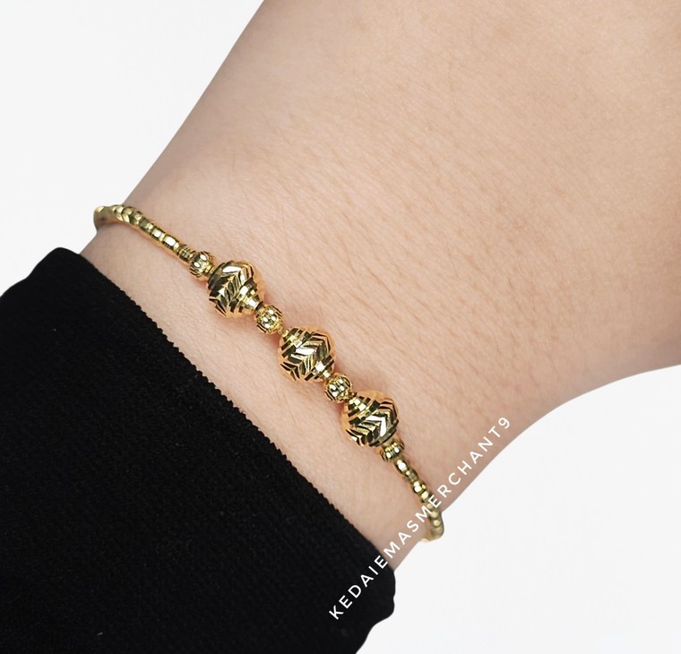 Merchant9 Rantai Tangan Choker Candy Arrow Stripes L:0.6CM