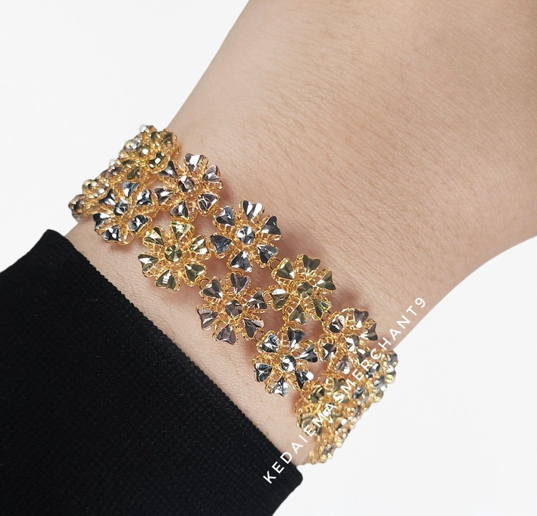 Merchant9 Rantai Tangan Florea Bloom 3C L:1.9CM (KLIP SLIDE)