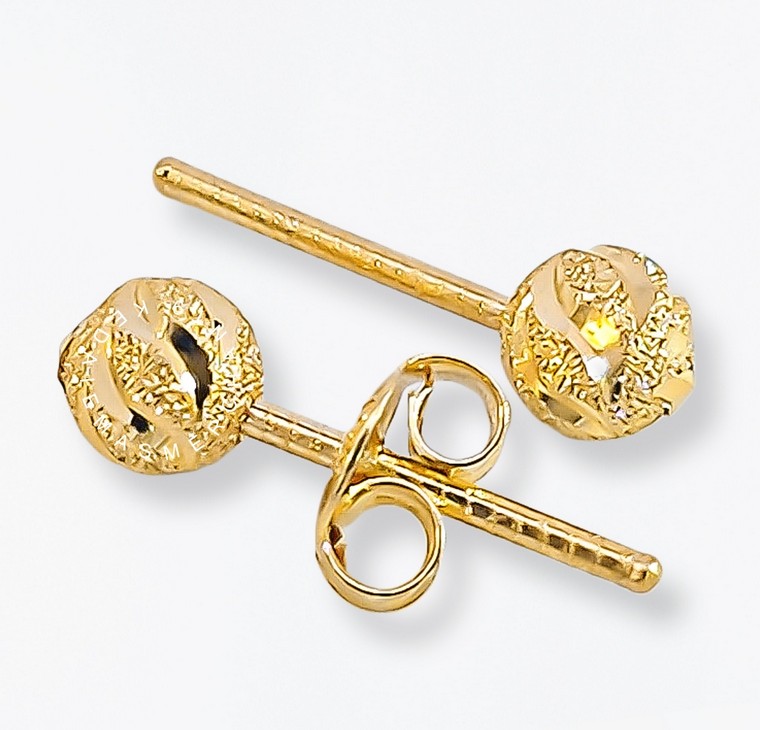 Merchant9 Subang Skrew Lolipop Star Wave Pasir L:0.4CM