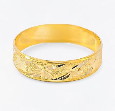 Merchant9 Cincin Emas Belah Rotan Star Pasir L:0.45CM