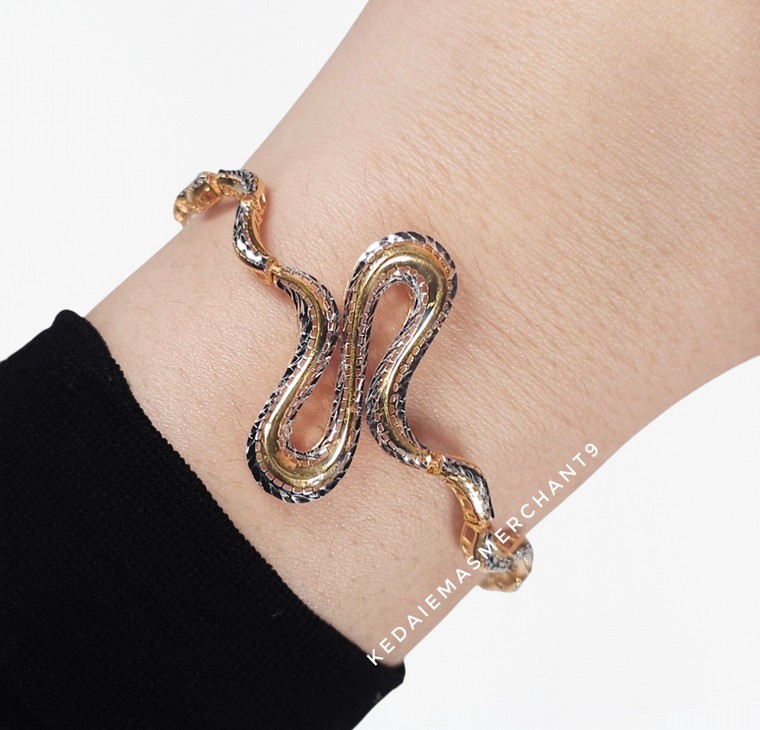 Merchant9 Rantai Tangan Wave Kerawang 2C L:3CM