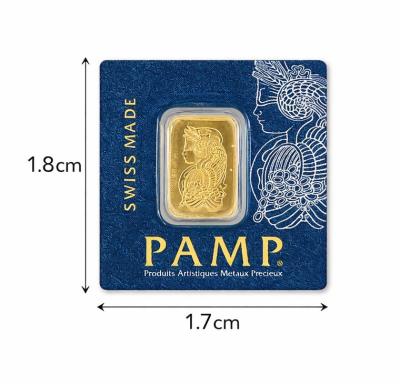 Merchant9 PAMP 1g Mini Gold Bar 999.9