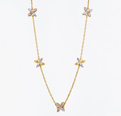 Merchant9 Rantai Leher Sauh Bunga Tanjung Leona 3C L:1CM - 7