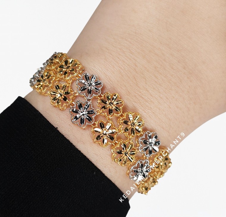 Merchant9 Rantai Tangan Daisy Luxe 2C L:1.5CM