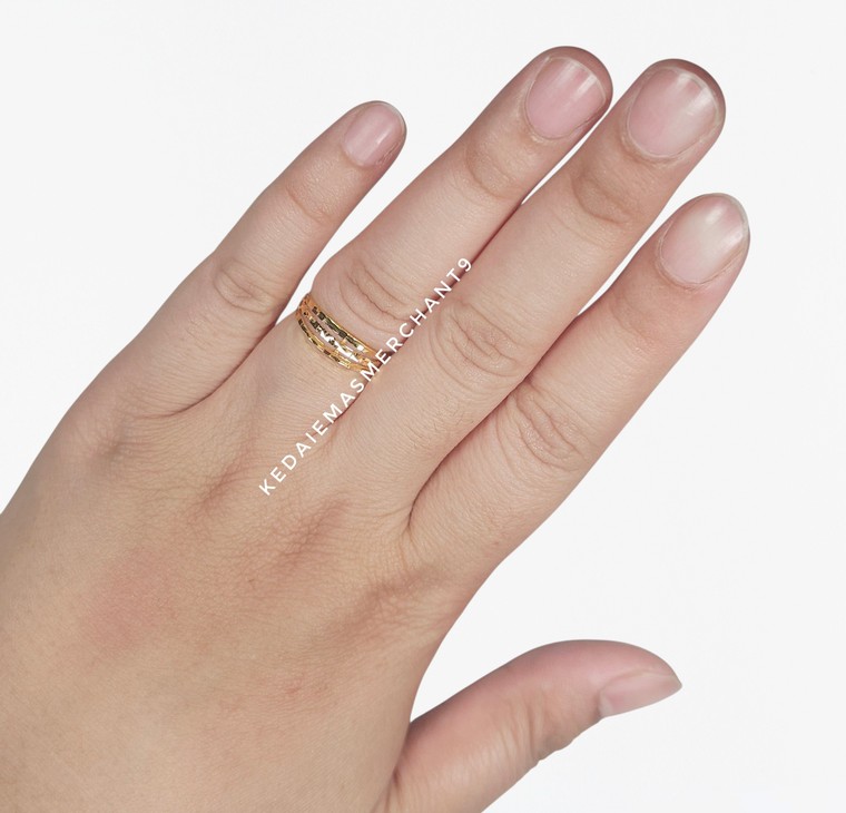 Merchant9 Cincin Emas KLCC 3L L:0.5CM