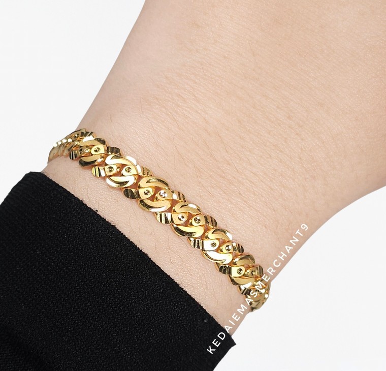 Merchant9 Rantai Tangan Puteri Padu L:0.7CM