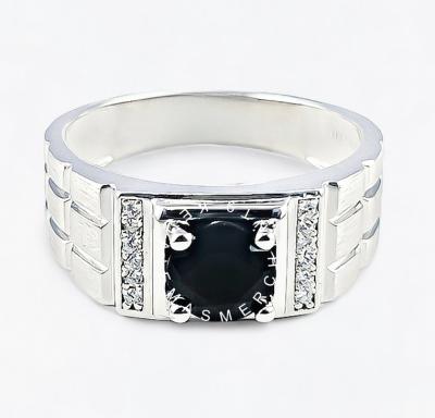 Merchant9 Cincin Perak Batu Hitam CPLKMS