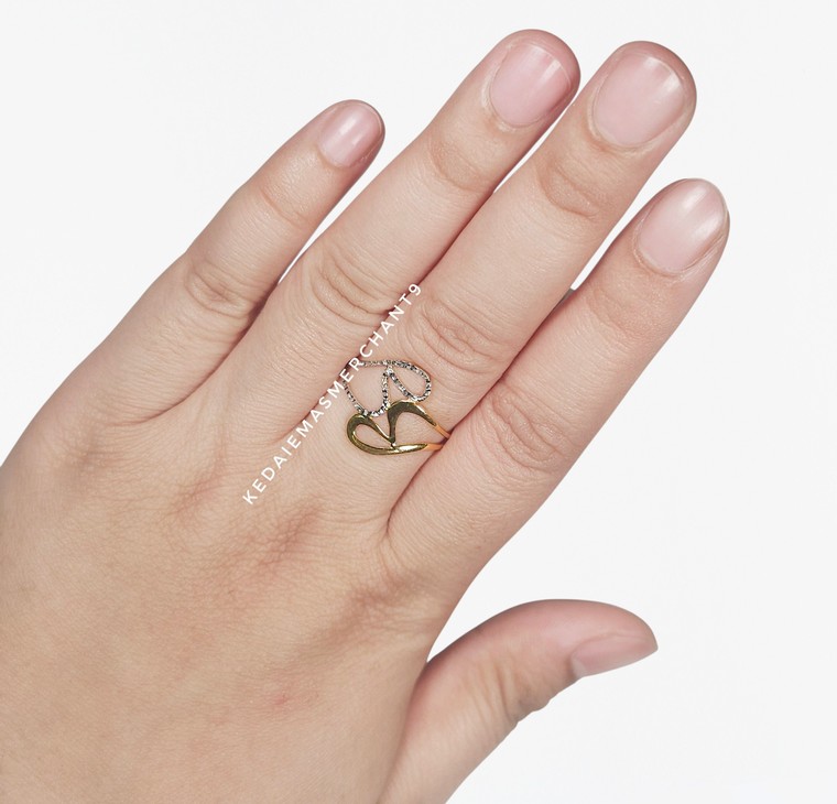 Merchant9 Cincin Emas Belt 2C L:1.7CM