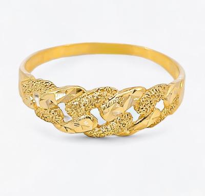 Merchant9 Cincin Emas Gajah Petak Pasir Dimensi L:0.6CM