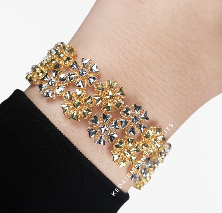 Merchant9 Rantai Tangan Florea Bloom 2C L:1.9CM (KLIP SLIDE)