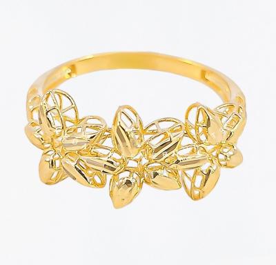 Merchant9 Cincin Emas Bunga Plumeria L:1CM