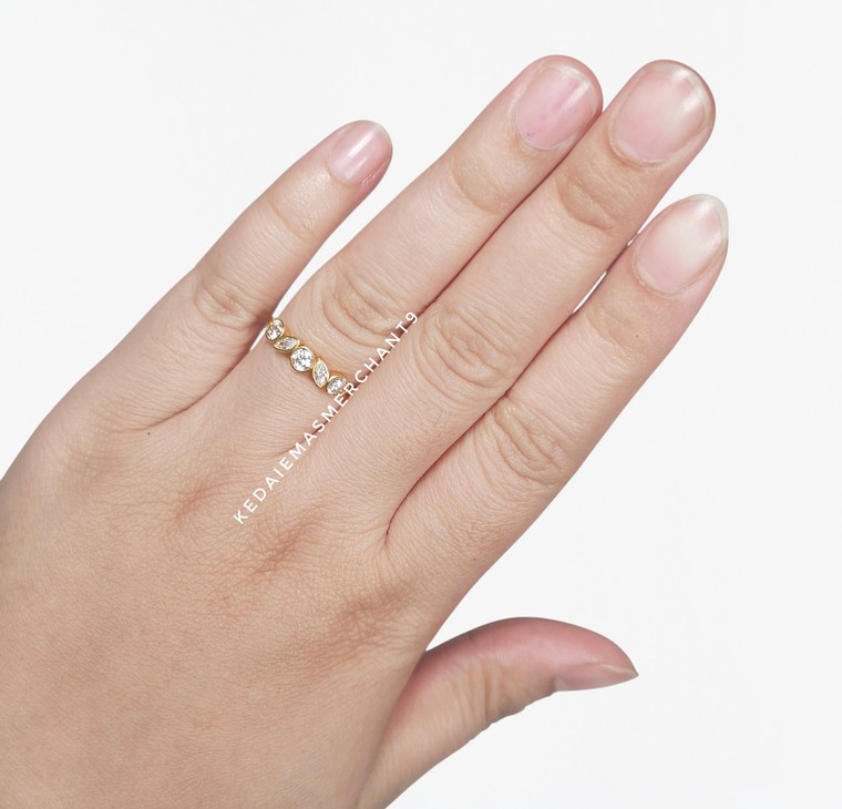 Merchant9 Cincin Emas Permata Cera BR9002