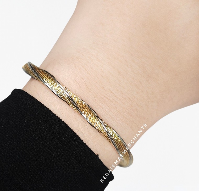 Merchant9 Gelang Cavo Twist 2C L:0.45CM