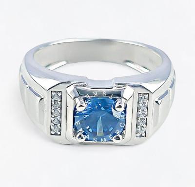 Merchant9 Cincin Perak Batu Biru Muda Hang Hassan