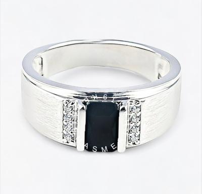 Merchant9 Cincin Perak Batu Hitam CPLKMS