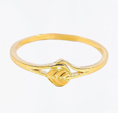 Merchant9 Cincin Emas Leaf Matte Minimalist