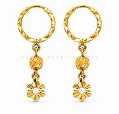 Merchant9 Subang Dangle Flower L:1.2CM