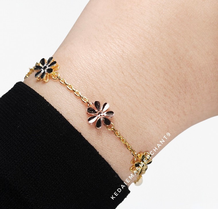 Merchant9 Rantai Tangan Daisy 7 3C L:0.85CM