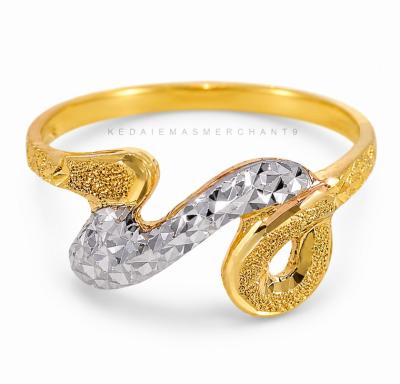 Merchant9 Cincin Emas Wave Knot