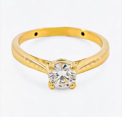 Merchant9 Cincin Emas Permata (HARD GOLD- Super Hollow)