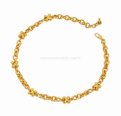 Merchant9 Rantai Tangan Kendi Bunga Tanjung L:0.45CM