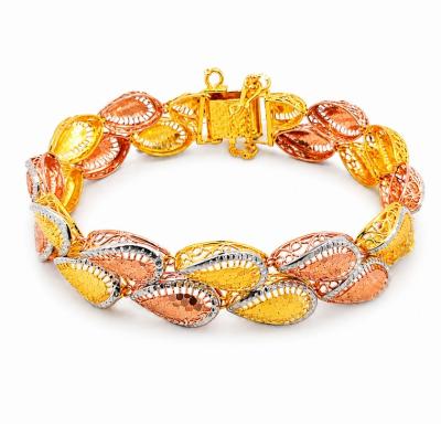 Merchant9 Rantai Tangan Marquise Kerawang Honeycomb 2 Layer 3C L:1.2CM