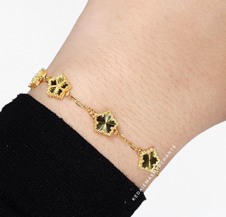 Merchant9 Rantai Tangan Paperclip Flower