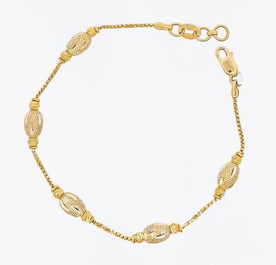 Merchant9 Rantai Tangan Box Chain Mek Dot L:0.5CM