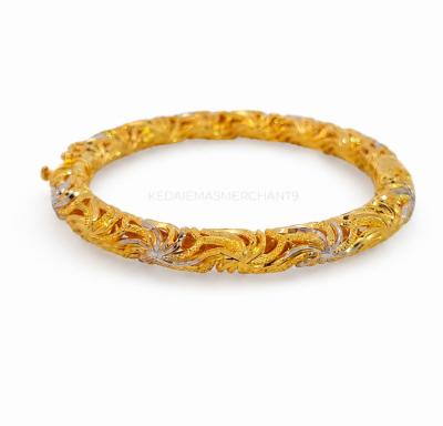 Merchant9 Gelang Oval Chempaka Pasir 2C L:0.6CM