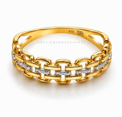 Merchant9 Cincin Emas Sauh Kendi 2C L:0.45CM