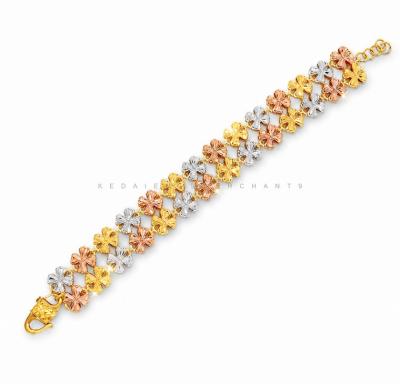 Merchant9 Rantai Tangan Clover 2 Layer 3C L:1.6CM