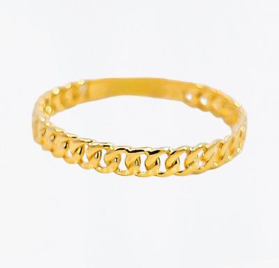 Merchant9 Cincin Emas Gajah Licin Minimalist L:0.25CM