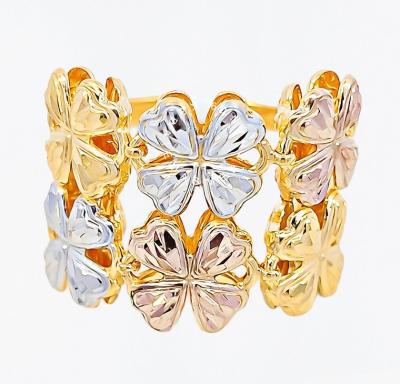 Merchant9 Cincin Emas Clover 2 Layer 3C L:1.6CM