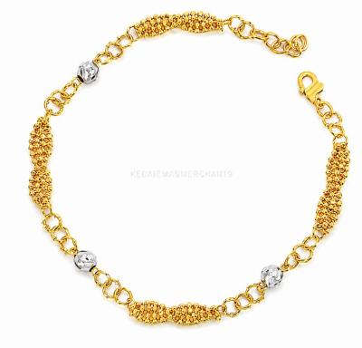 Merchant9 Rantai Tangan Boba Italian 2C L:0.4CM