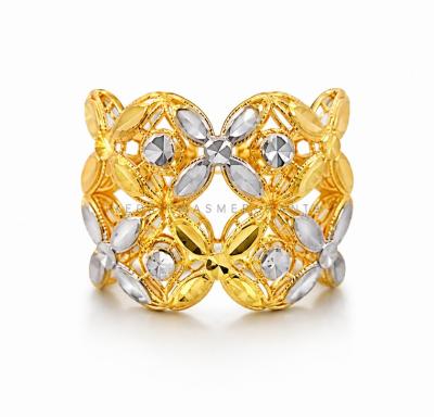 Merchant9 Cincin Emas Bunga Tanjung 2C 2L L:1.5CM