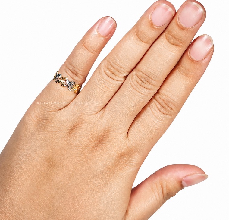 Merchant9 Cincin Emas Bunga Tanjung Chrome