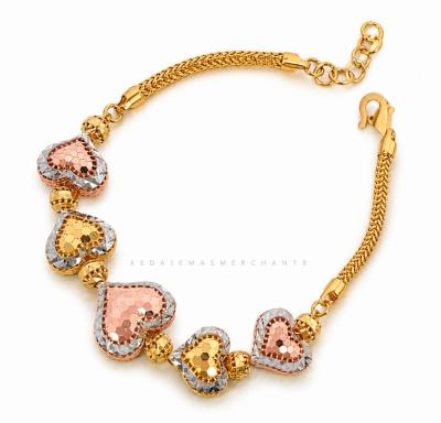 Merchant9 Rantai Tangan Choker Belut Honey Love 3C L:1.4CM