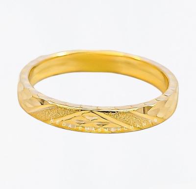 Merchant9 Cincin Emas Belah Rotan Pasir Dimensi L:0.3CM