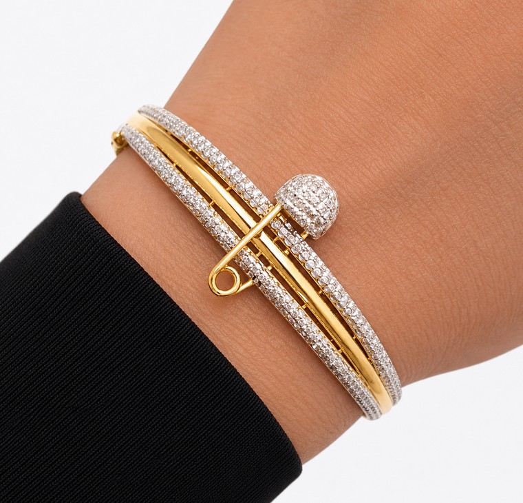 Merchant9 Gelang Celeste Embrace Lintah Diamond Cut 2C