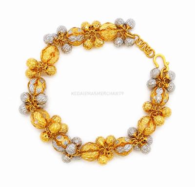 Merchant9 Rantai Tangan Anggur Pumpkin Chrome L:1.3CM