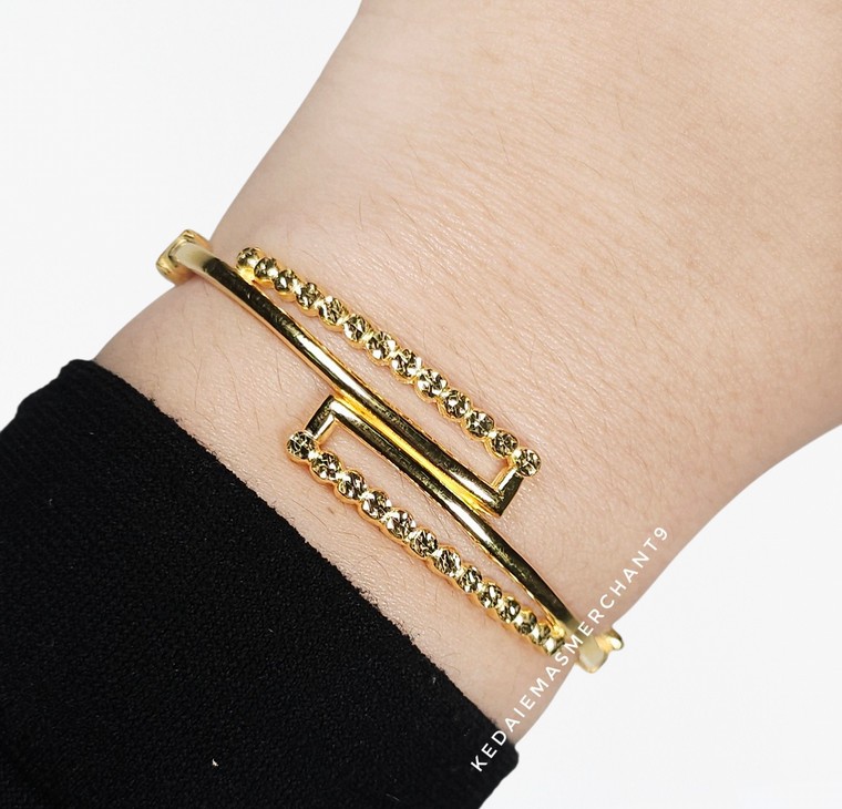Merchant9 Gelang Silang L:1.3CM