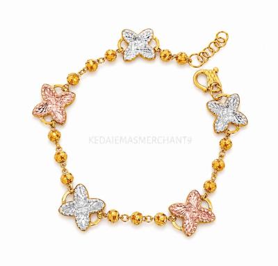 Merchant9 Rantai Tangan Clover X Bebola Star II 3C L:1.1CM