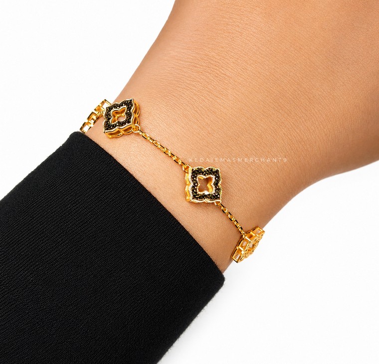 Merchant9 Rantai Tangan Sauh Honey Fleur L:1.1CM