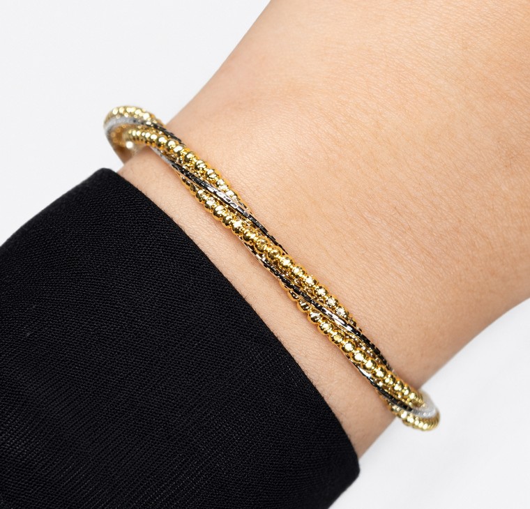 Merchant9 Gelang Cavo Twist Bebola Italian 2C L:0.4CM