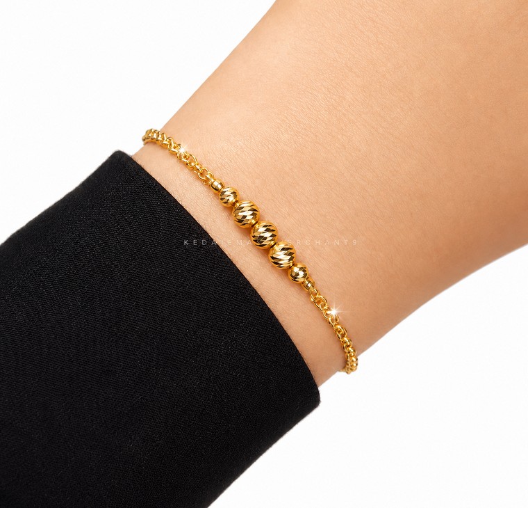 Merchant9 Rantai Tangan Choker Polo Candy Dimensi L:0.4CM