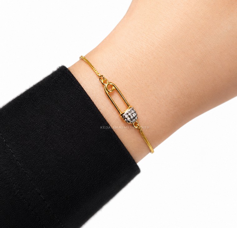 Merchant9 Rantai Tangan Mesin Box Celeste Embrace Diamond Cut 2C L:0.65CM