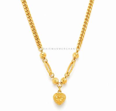 Merchant9 Rantai Leher Choker Gajah Licin Paperclip Bola Love
