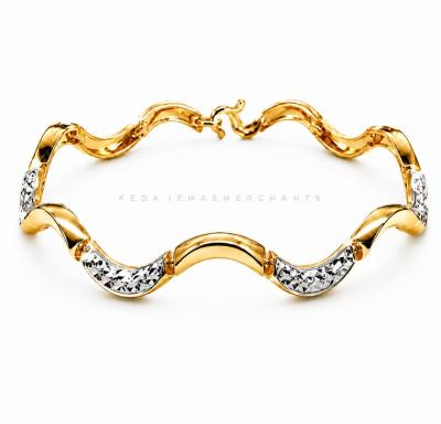 Merchant9 Rantai Tangan Wave 2C L:0.5CM
